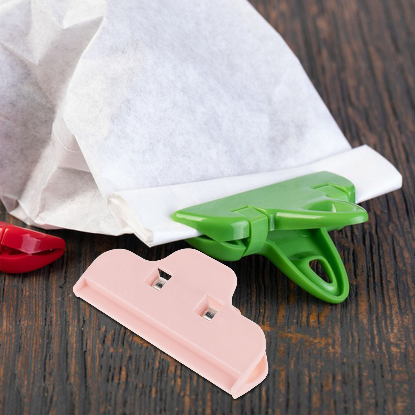 5Pcs Stylish Plastic Food Clip - đánh giá và giá Food In Japanese Snacks