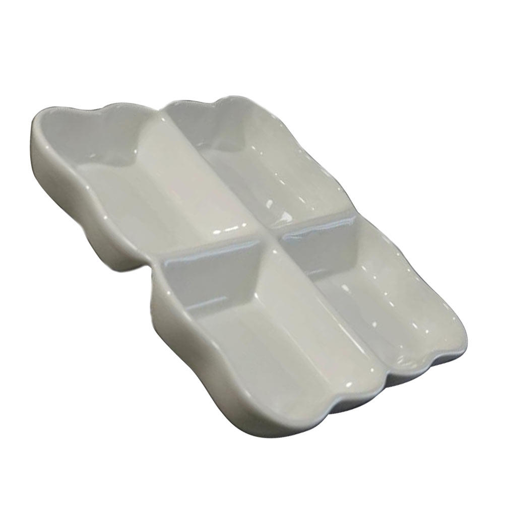 4-Compartment Ceramic Snack Di - đánh giá và giá Food In Japanese Snacks