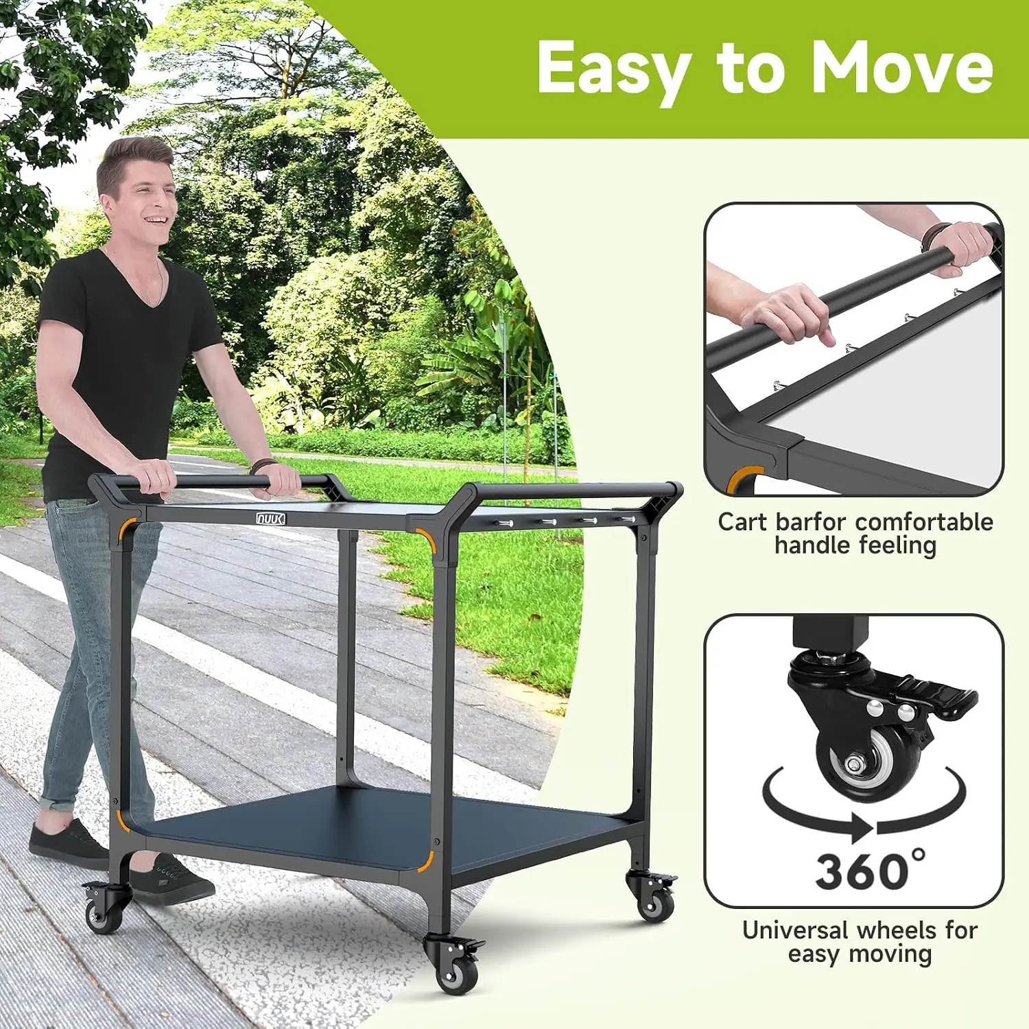 Outdoor Grill Cart on Wheel 32 - đánh giá và giá Foods X
