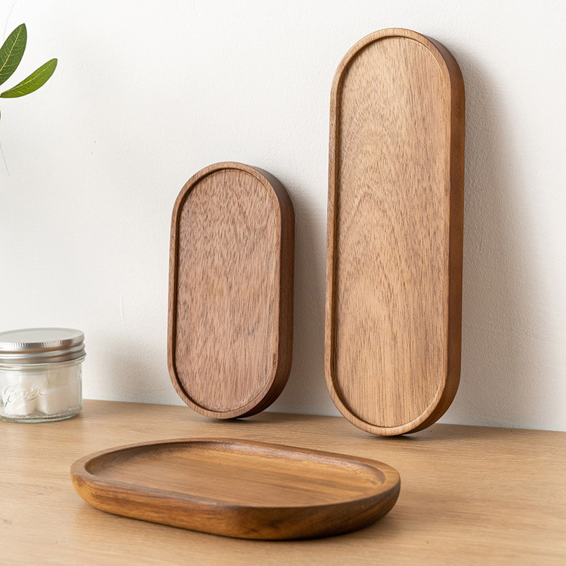Tableware Solid Wood Food Tray - đánh giá và giá Food In Japanese Snacks
