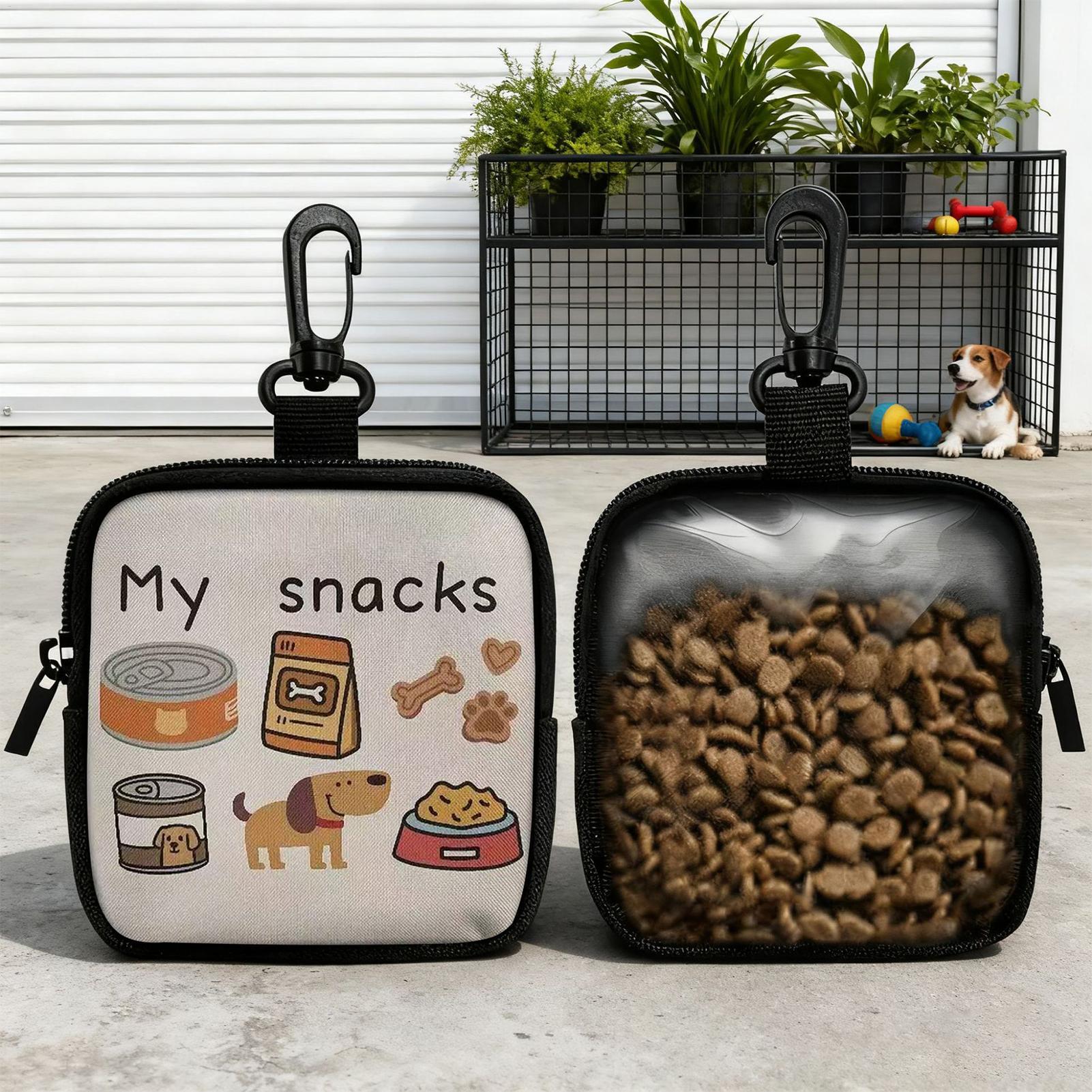 Dog Treat Pouch Portable Food  - đánh giá và giá Food Snacks For Hiking