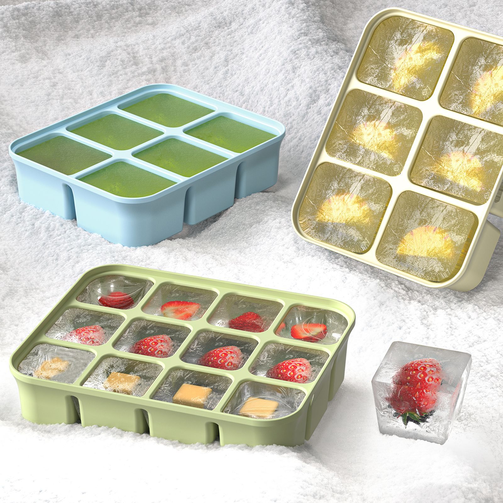 3Pcs Silicone Baby Food Freeze - đánh giá và giá Homemade Food Snacks