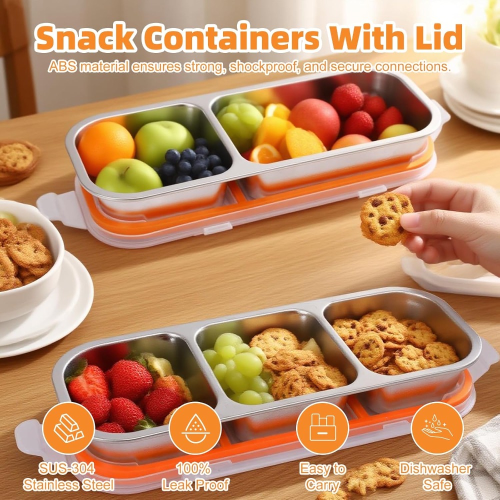 Stainless Steel Snack Containe - đánh giá và giá Food Snacks For Hiking