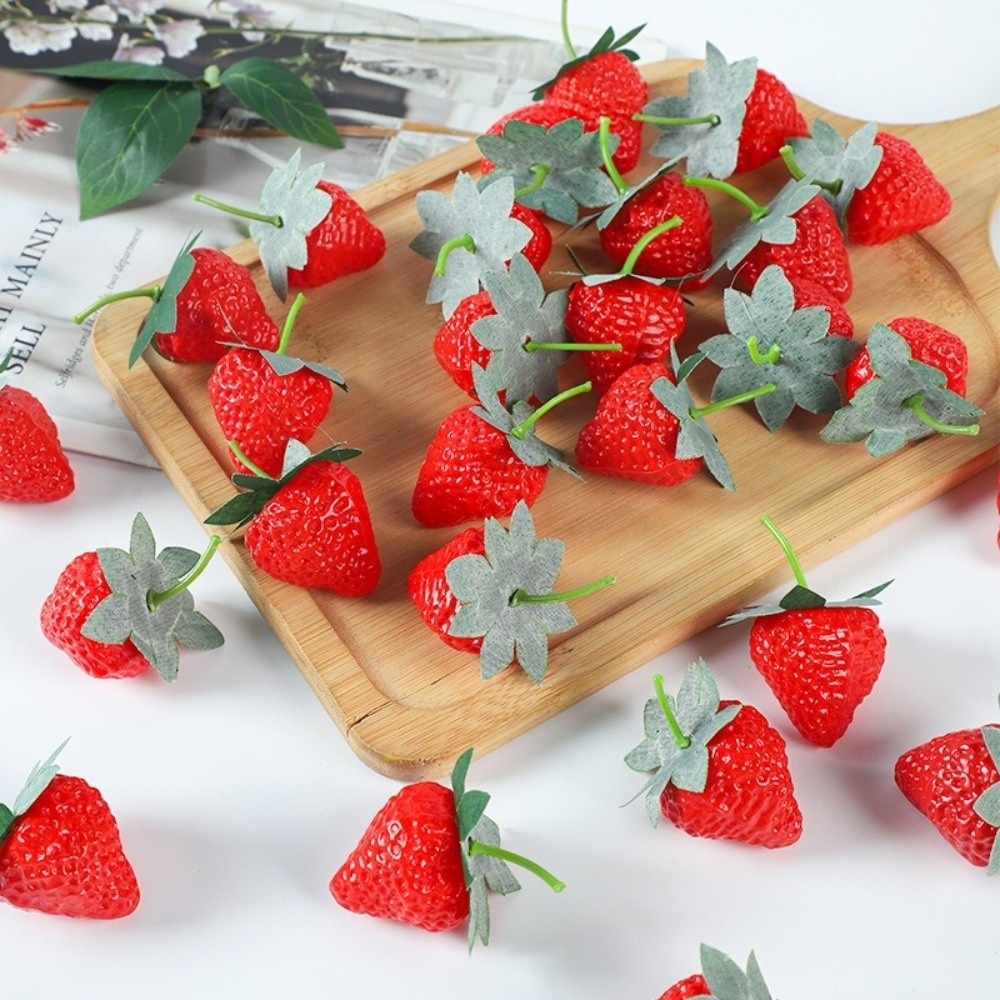 10Pcs Realistic Artificial Str - đánh giá và giá Foods X