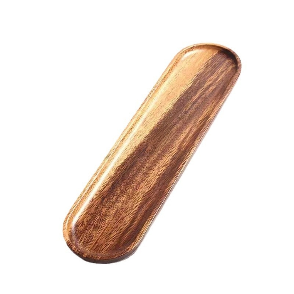 Walnut Wood Tray Tableware Rec - đánh giá và giá Food In Japanese Snacks