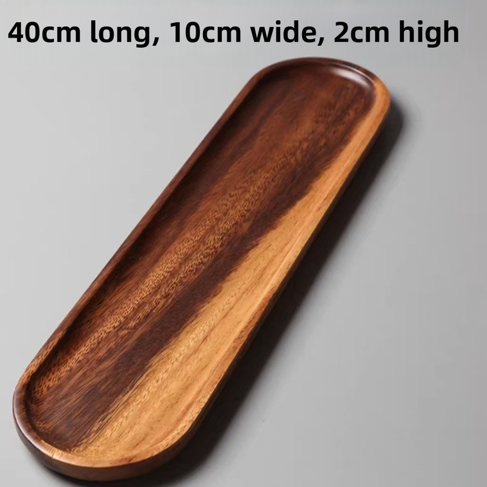 Walnut Wood Tray Tableware Rec - đánh giá và giá Food In Japanese Snacks