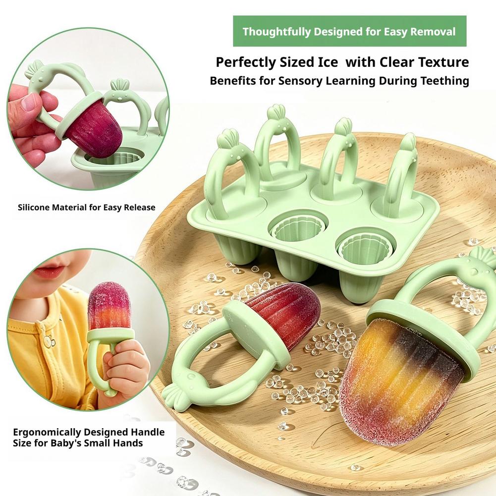 1set Silicone Popsicle Mold Si - đánh giá và giá Homemade Food Snacks